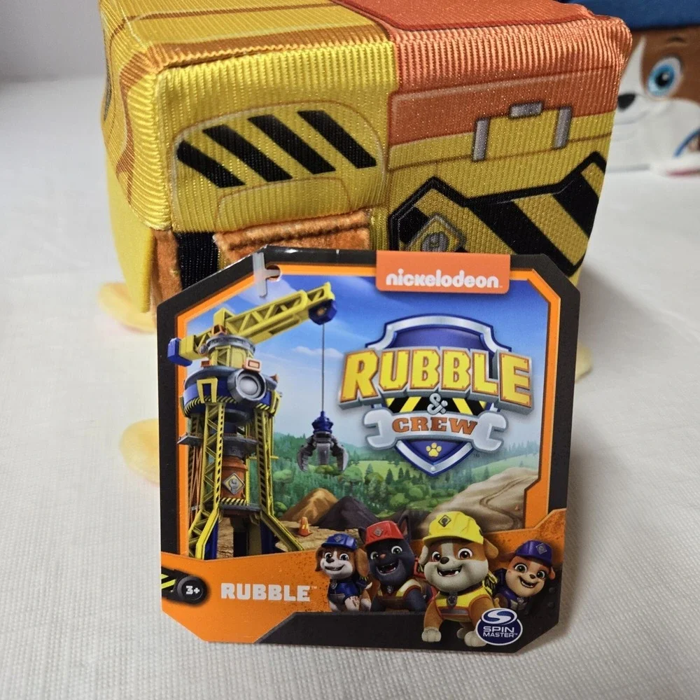 Paw Patrol Stackable Pups Blocks Lot Of 7 Blocks Spinmaster Rubble Mix